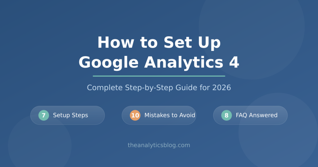 How to Set Up Google Analytics 4: Complete Guide (2026) - The Analytics ...